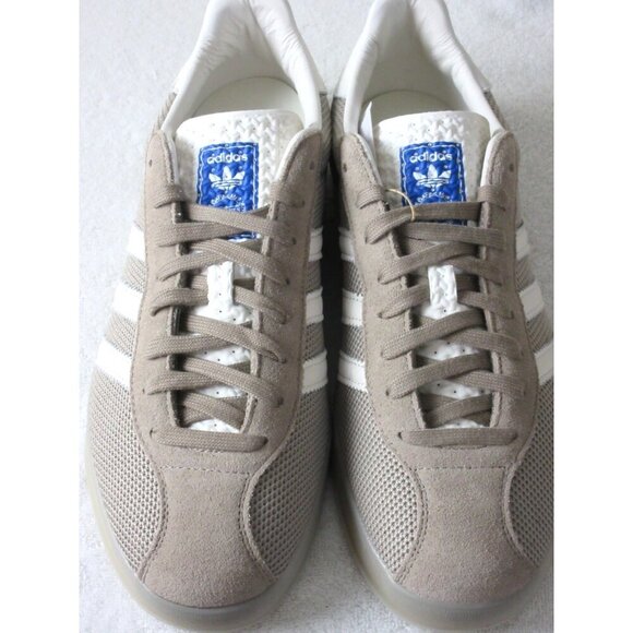 Adidas Men's Gazelle Indoor Pro Shoes Brown Charcoal White Sizes NIB JS0666 - Picture 3 of 5